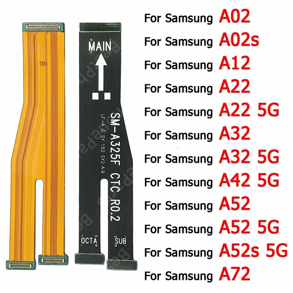 For Samsung Galaxy A02 A02s A12 A22 A32 A42 A52 A52s A72 5G Main Board Replacement Mainboard Motherboard Ribbon Flex Cable