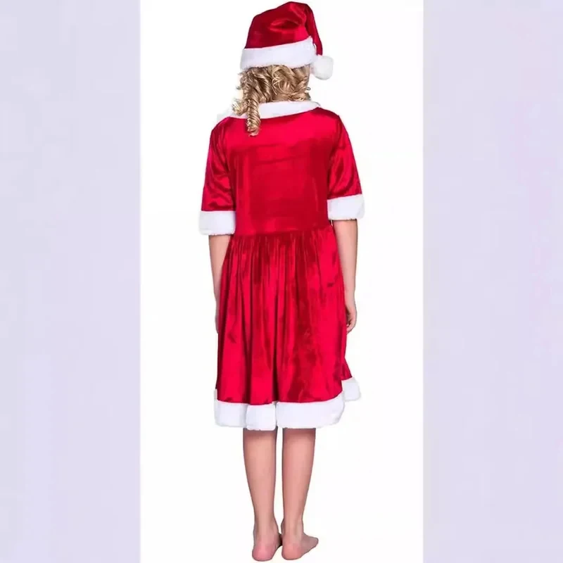 

3.a;6\m/ adult women's clothing, outfits festival party , Christmas costume Santa Claus performance costumesg;8'l/7,