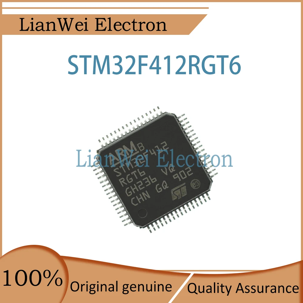 

STM32F412 STM32F412RGT6 IC MCU Chip LQFP-64