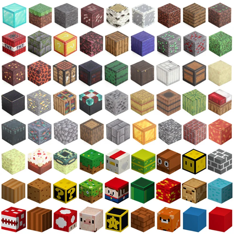 500PCS Magnetische Bouwstenen Montessori STEM Educatief Zintuiglijk Speelgoed Mijnwereld Magneet Kubus Cadeaus Voor Kinderen Jongens Meisjes - afbeelding 2