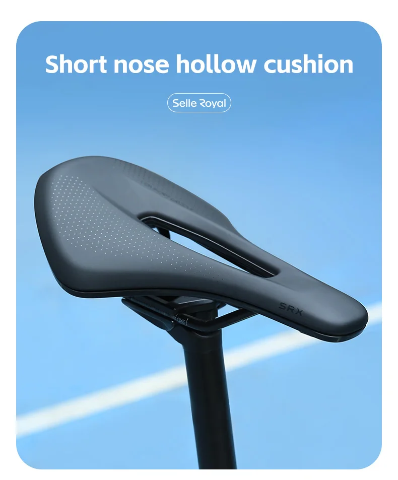 SELLE ROYAL Ultraleichter Mountainbike-Sattel MTB Kurze Nase Hohl Atmungsaktiv Straßen-Gravelbike-Sitzkissen Wasserdicht – Detail 1