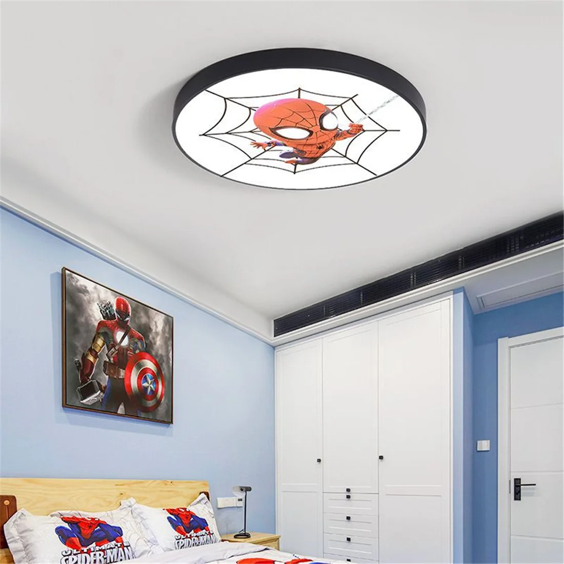 Nordic Modern Cartoon Led Ceiling Lamp For Kids Bedroom Kindergarten Living Room Children Interior Home Decor Lighting Fixtures