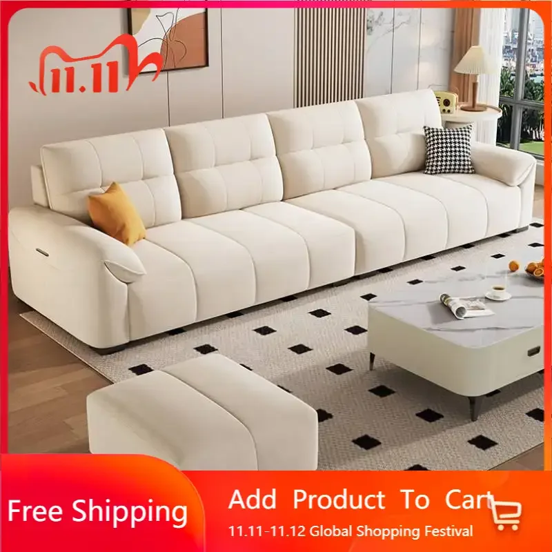 

Apartment Large White Sofas Filler Design Reclining Luxury Salon Lazy Couch Double Lounges Replica Muebles Unique Furniture