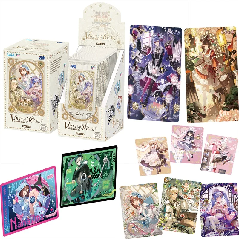 

Card Fun, оригинальные карты виртуального идола, упаковка Wonderland Pack, серия 1, коллекционные карты, ограниченная серия, редкие периферийные подарочные игрушки в стиле аниме