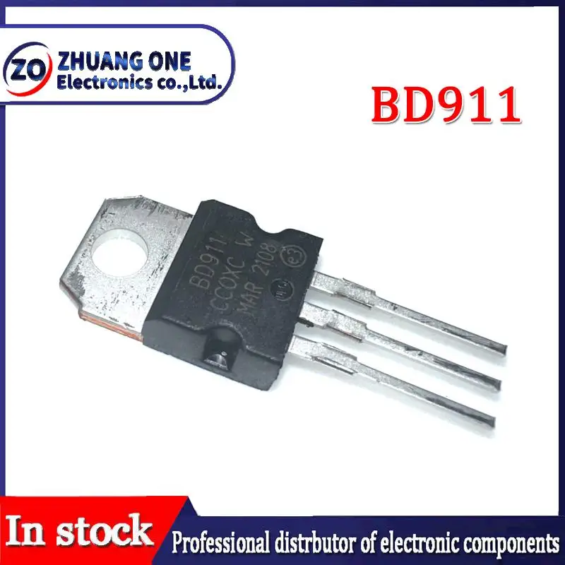 10pcs BD912 100V 15A TO-220 BD911 TO220 Darlington transistor new original