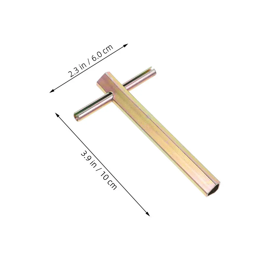 Chave triangular para porta de elevador, 2 peças, alça longa, acesso de emergência, liberação de porta de incêndio, compatível com técnicos kone