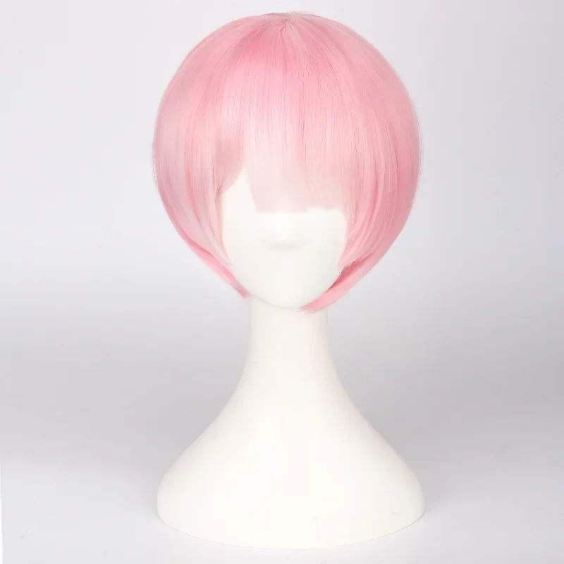 Anime Game Re:Zero kara Hajimeru Isekai Seikatsu Cosplay Costume Clothes Wig Uniform Cosplay Ram Rem Cosplay Maid Uniform Woman