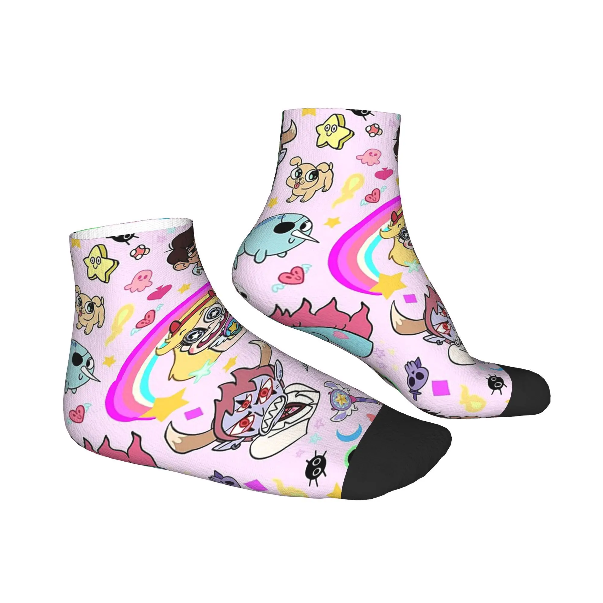 جميع المواسم نجمة مقابل قوالب الشر! بطانية الجوارب المتناثرة سوبر لينة طاقم الجوارب جوارب الموضة للرجال النساء الهدايا #3