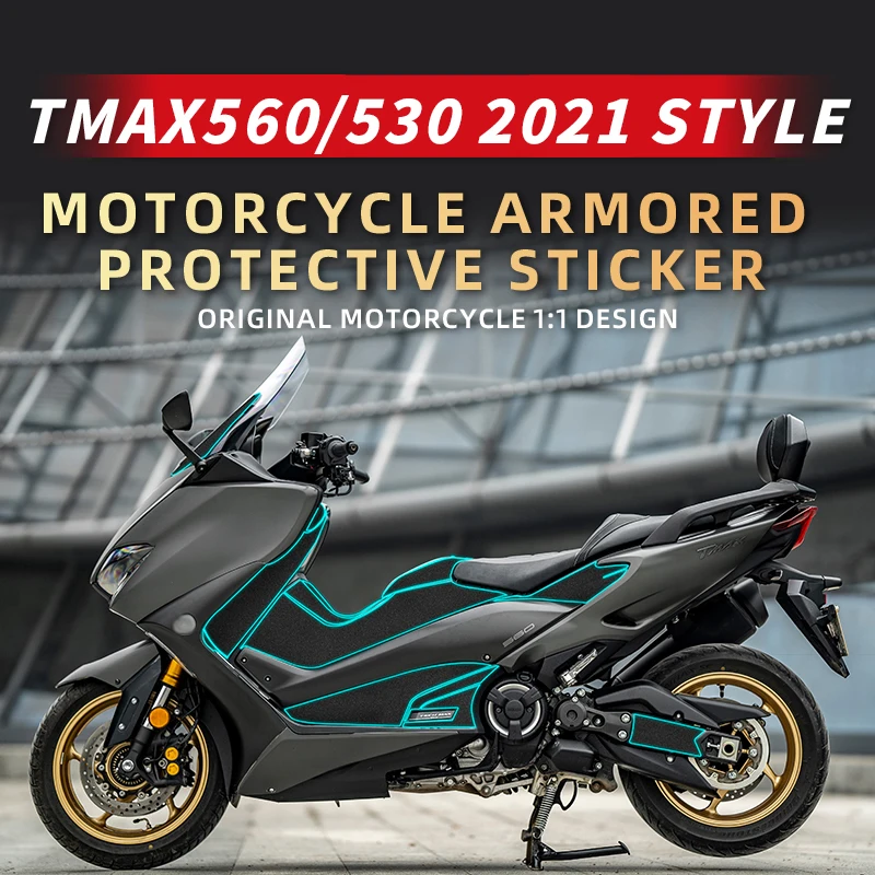 

Используется для YAMAHA TMAX560 2021, украшения из углеродного волокна для мотоцикла, защитные наклейки, наборы пластиковых наклеек для мотоцикла
