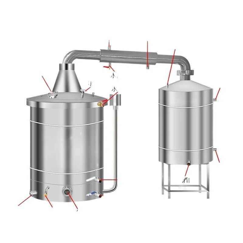 Steamer, brewing equipment, large roasted wine, soju, small winery, household commercial liquor, firewood distillation