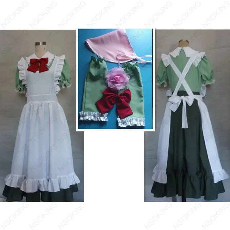 Anime APH Maid Apron Dress Hungary Cosplay Costume