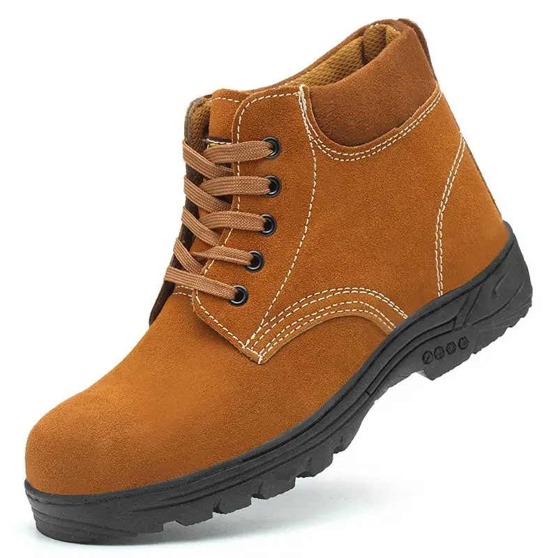 Puncture-Proof Male Shoes Steel Toe Men\'s Boots Work Spring Autumn Industrial Safety Original Deals Sale Classic Low Price New