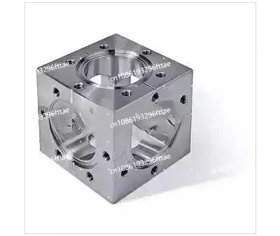 Vacuum CF35 Flange Six Way/16 Hexahedron/63 Six Way Chamber 50 100 150 200