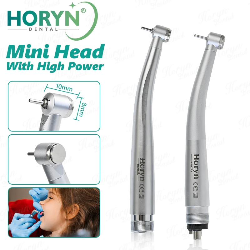 

Dental Children mini handpiece High Speed Air Turbine Mini Head Single Water Spray 2/4Holes B2/M4 dentistry tool