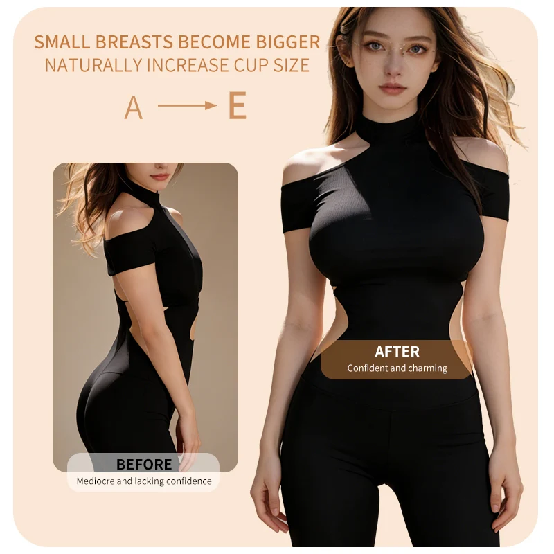 LERVANLA Silicone Breast Form Pad Fake Boob With Bra Chest Enhancement Crossdresser Transgender Shemale Drag Queen Cosplay AtoE