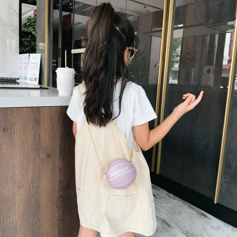 Children Messenger Bag Fashionable Shoulder Mother Kids Bags for Girl Crossbody Bag Basketball Bag Mother Kids School Bags 가방