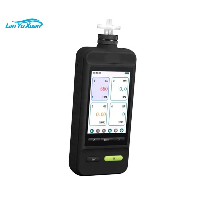 

SKZ1050E Portable Color Screen CO H2S CO2 O2 EX NOX VOC Multi 4 in 1 Gas Concentration Analyser