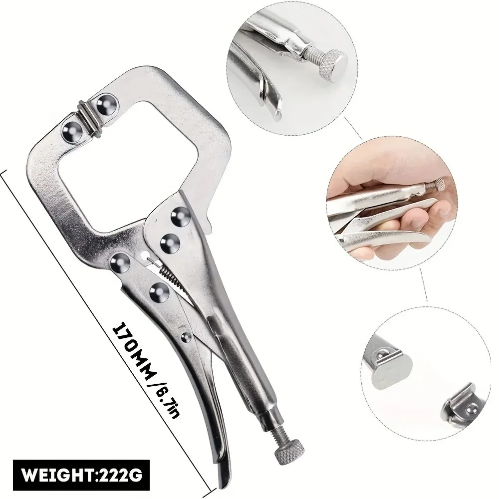 1 قطعة كماشة متعددة الوظائف، كهربائي احترافي من الفولاذ الكربوني، صيانة مضادة للانزلاق، أداة يدوية متينة #4