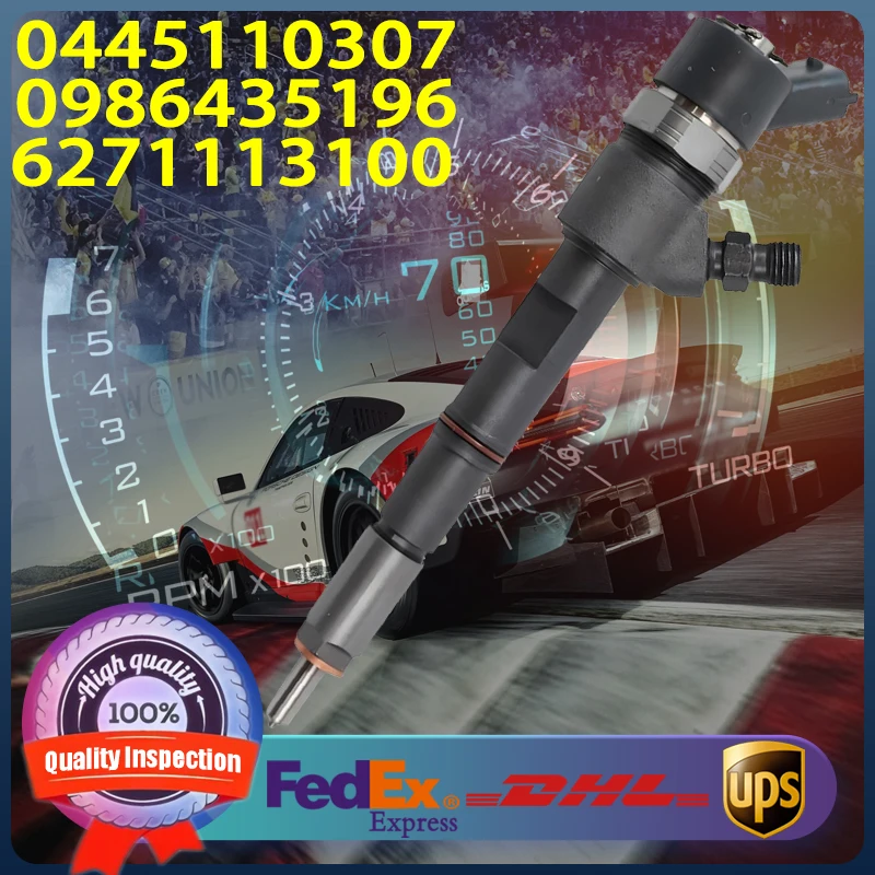 

0445110307 0986435196 6271113100 4941109 Common Rail Injector For KOMATSU PC70-8 D31 D37 PC130-8 SAA4D95LE and Cummin 3.3 Engine
