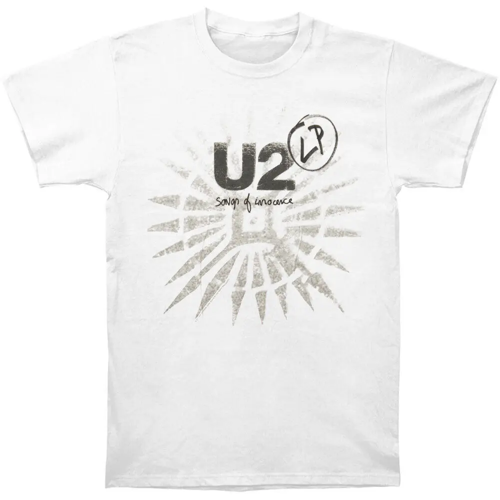 Men's U2 Sons Of Innocence White T Slim Fit shirt Medium