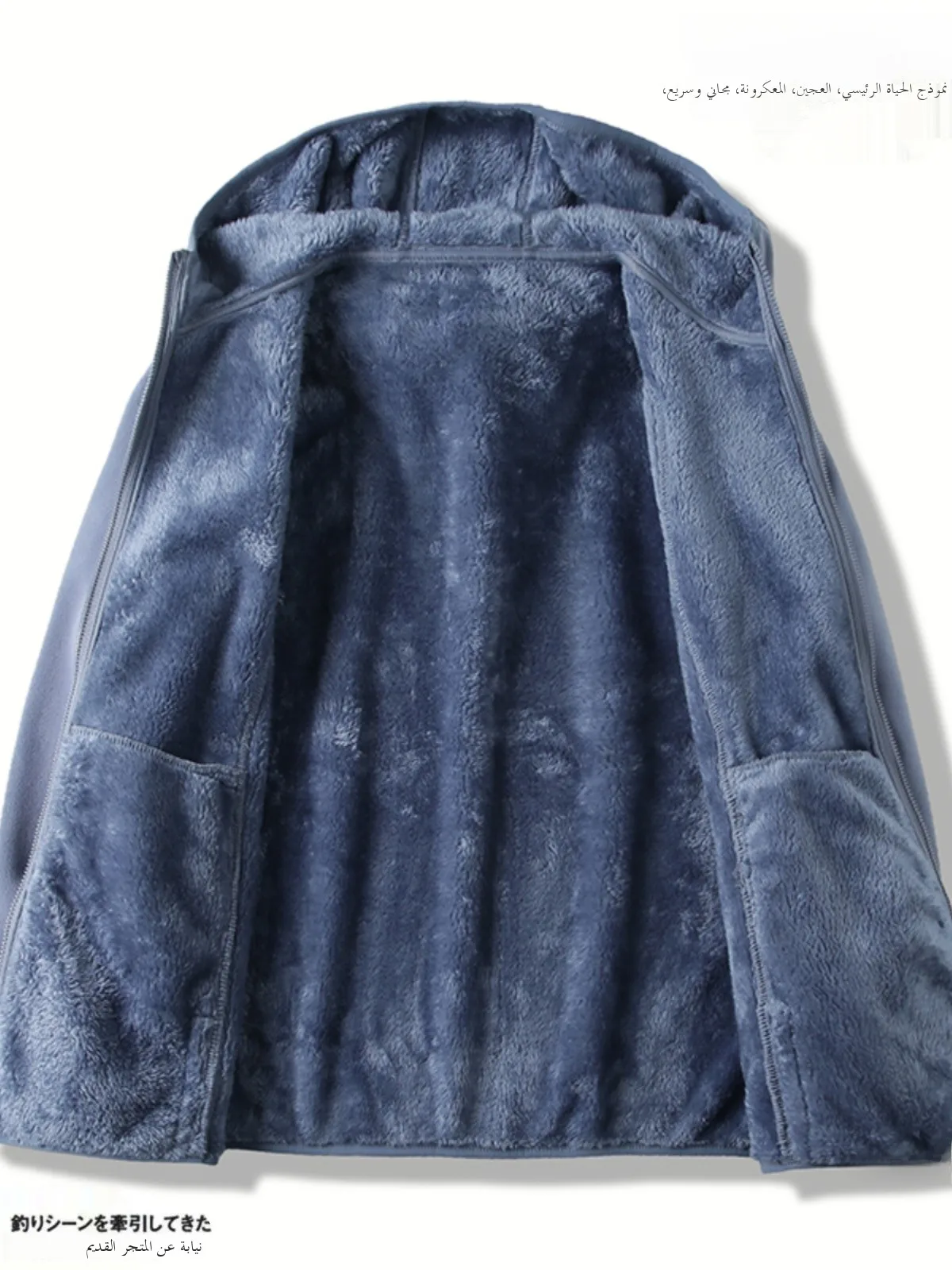 Jaqueta sex Quente e Confortável com Capuz Forrada de Fce Espa para Outono e Inverno Ajuste Padrão Estilo Urbano Ca...