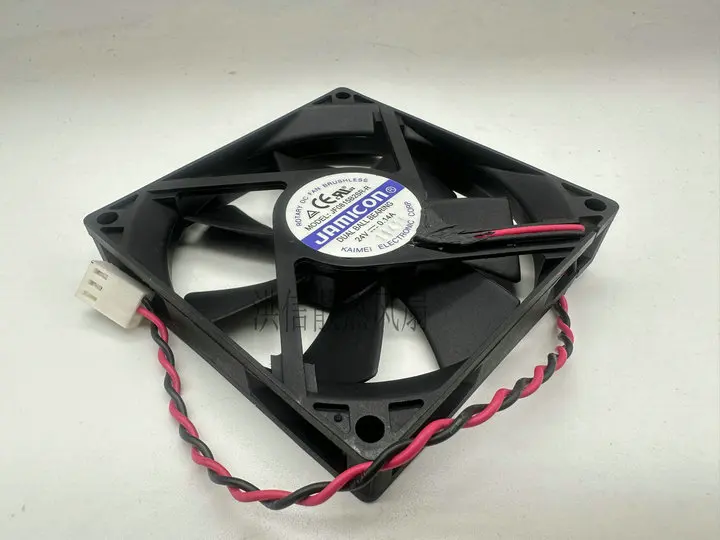 JAMICON JF0815B2SR-R DC 24V 0.14A 80x80x15mm 2-Wire 80mm مروحة تبريد