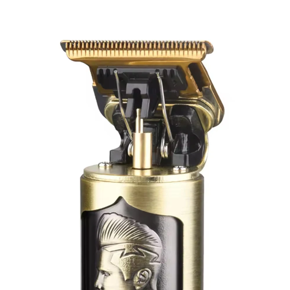 Vintage T9 hair clippers for barber shop Hair cutting machine Electric trimmer led hair clipper Dragon carving Shaver Beard