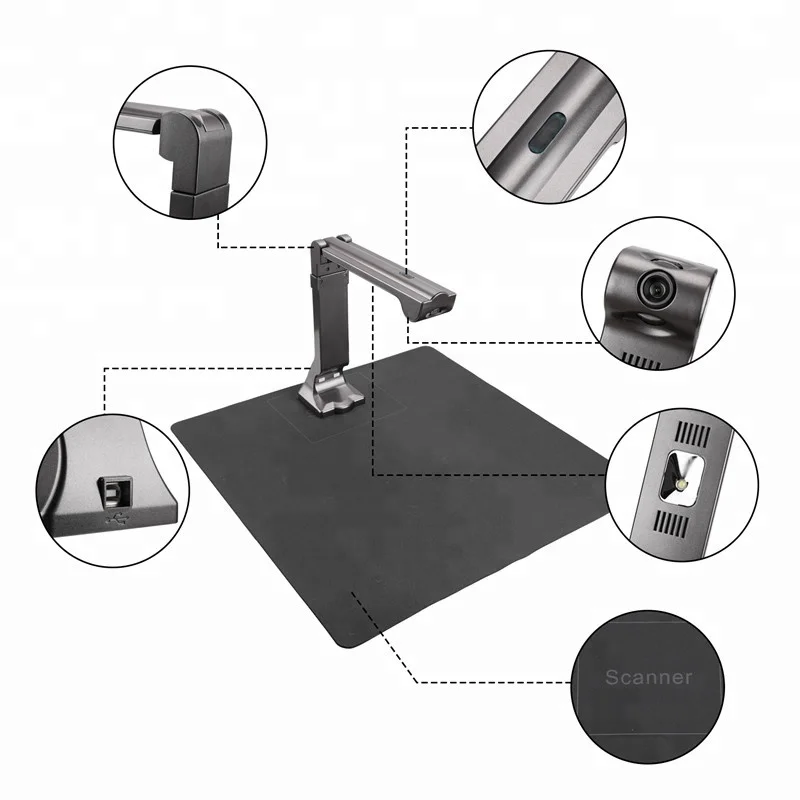 Paper flatbed scanner printer document scanner copier eloam s600