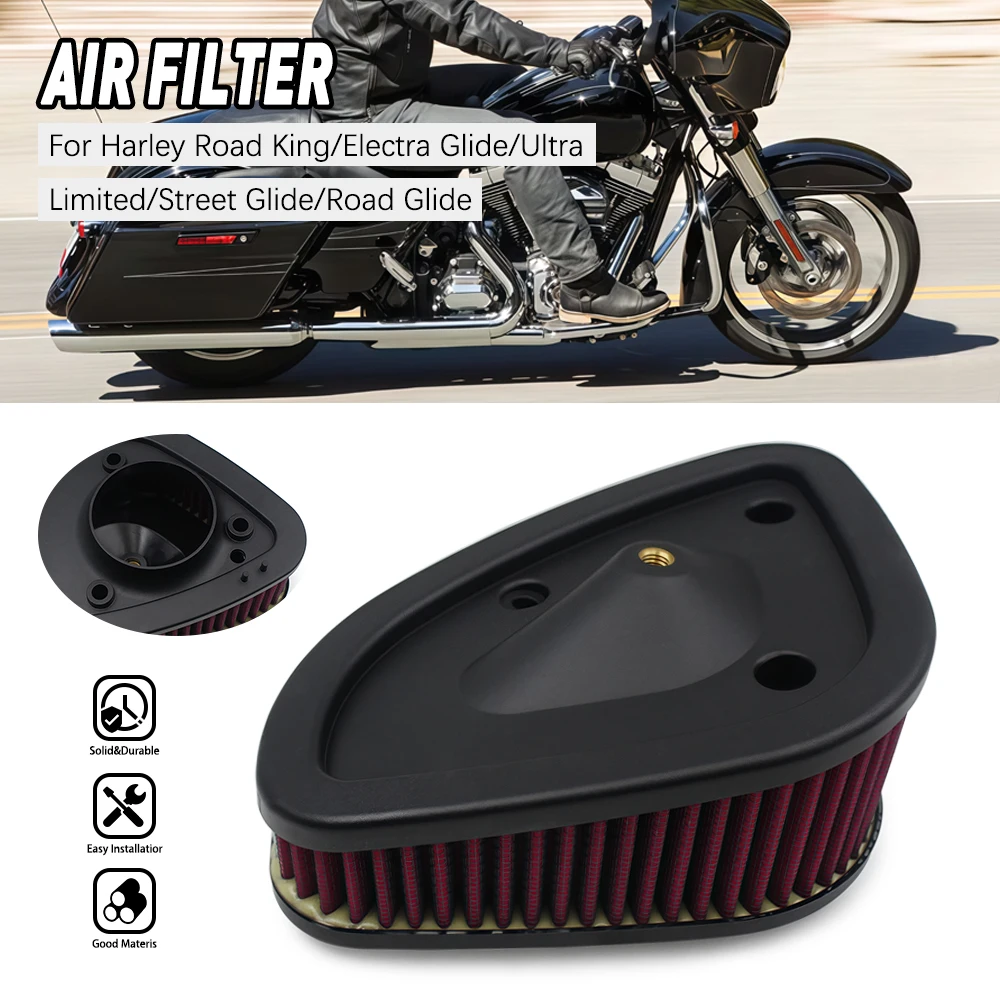 

Motorcycle Air Filter For Harley Davidson Touring 2017-Up Intake Cleaner