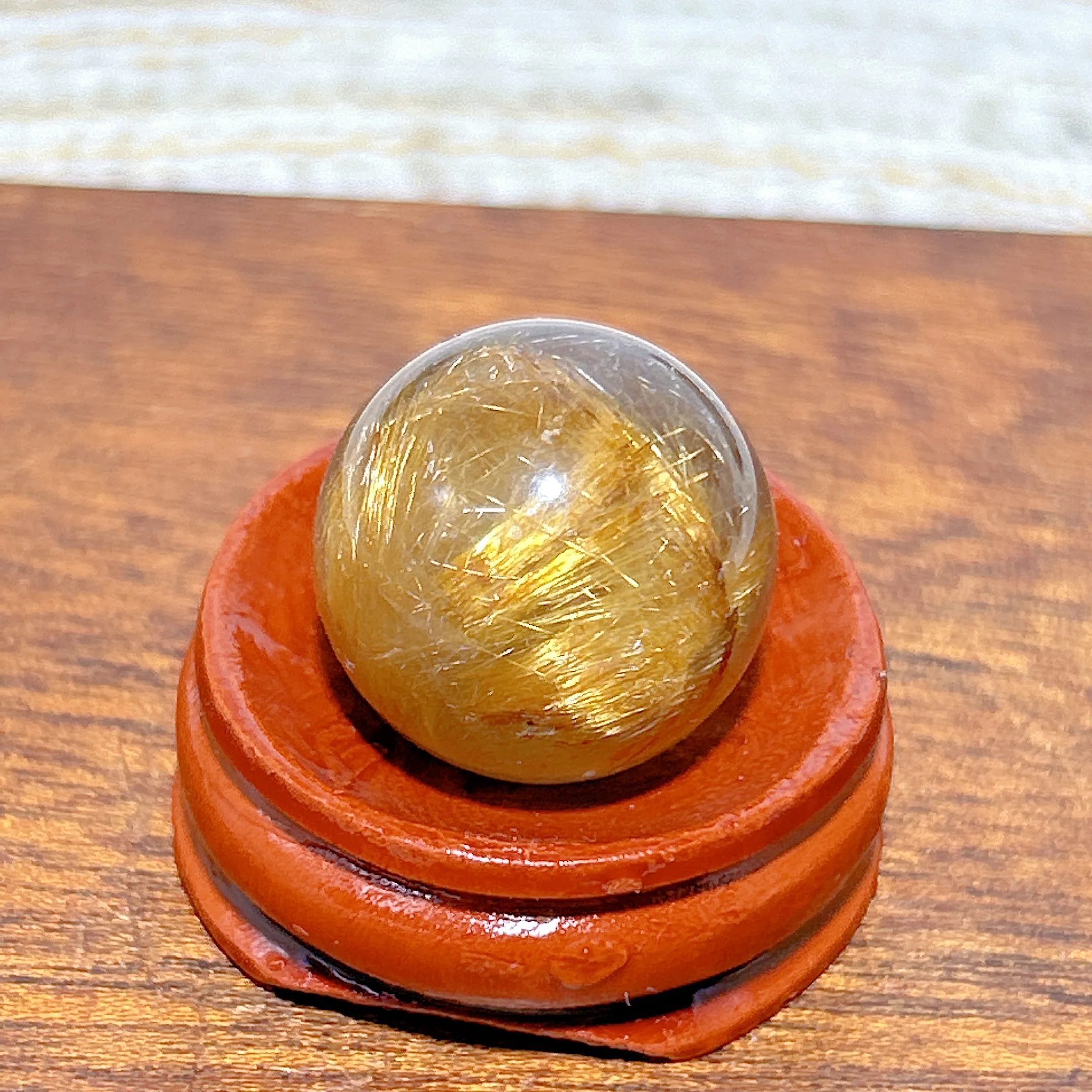 

Healing Natural Crystal Golden Rutile Mini Sphere Polished Ball Energy High Quality Reiki Home Decorations Room Decor Gift