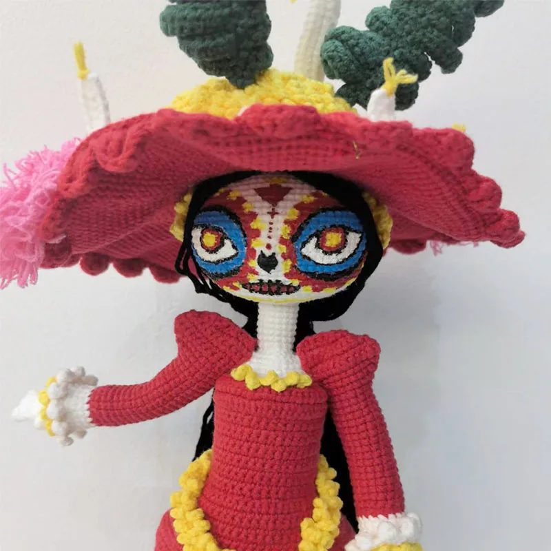 Crochet Dolls Anime Doll Catrina La Muerte The Book Of Life Birthday Gifts Home Deco Finshed Dolls