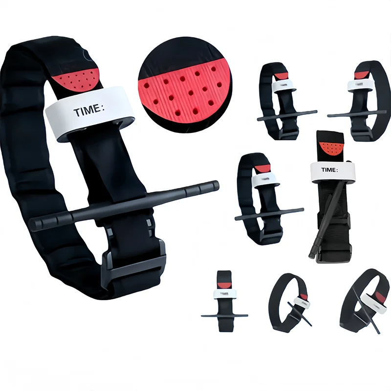 

2 -4pcs Tactical survival combat tourniquet, 65/75/95cm rotating tourniquet, medical emergency belt for outdoor