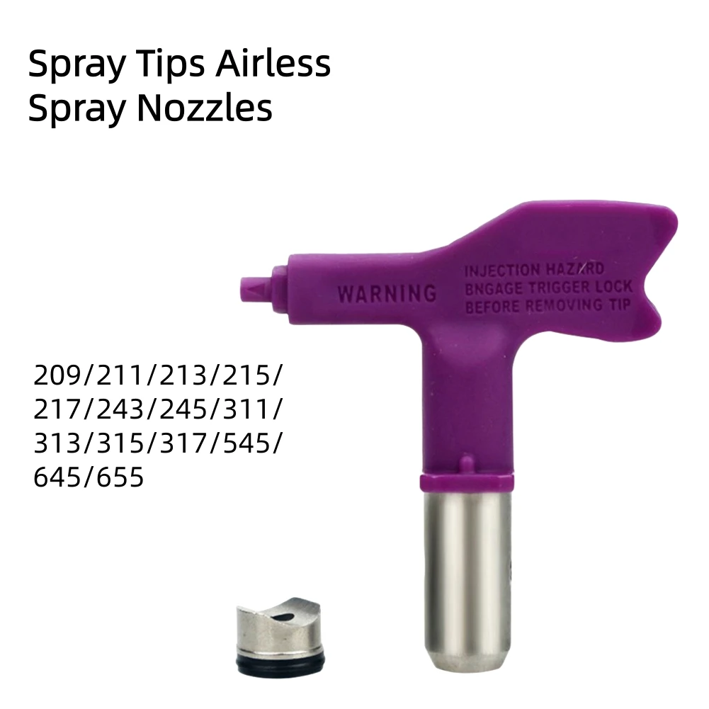 Spray Tips Airless Spray Nozzles for Airless Paint Spray Fine Finish Seal Nozzle 209 - 655 Guns Airless Sprayer Spraying Machine
