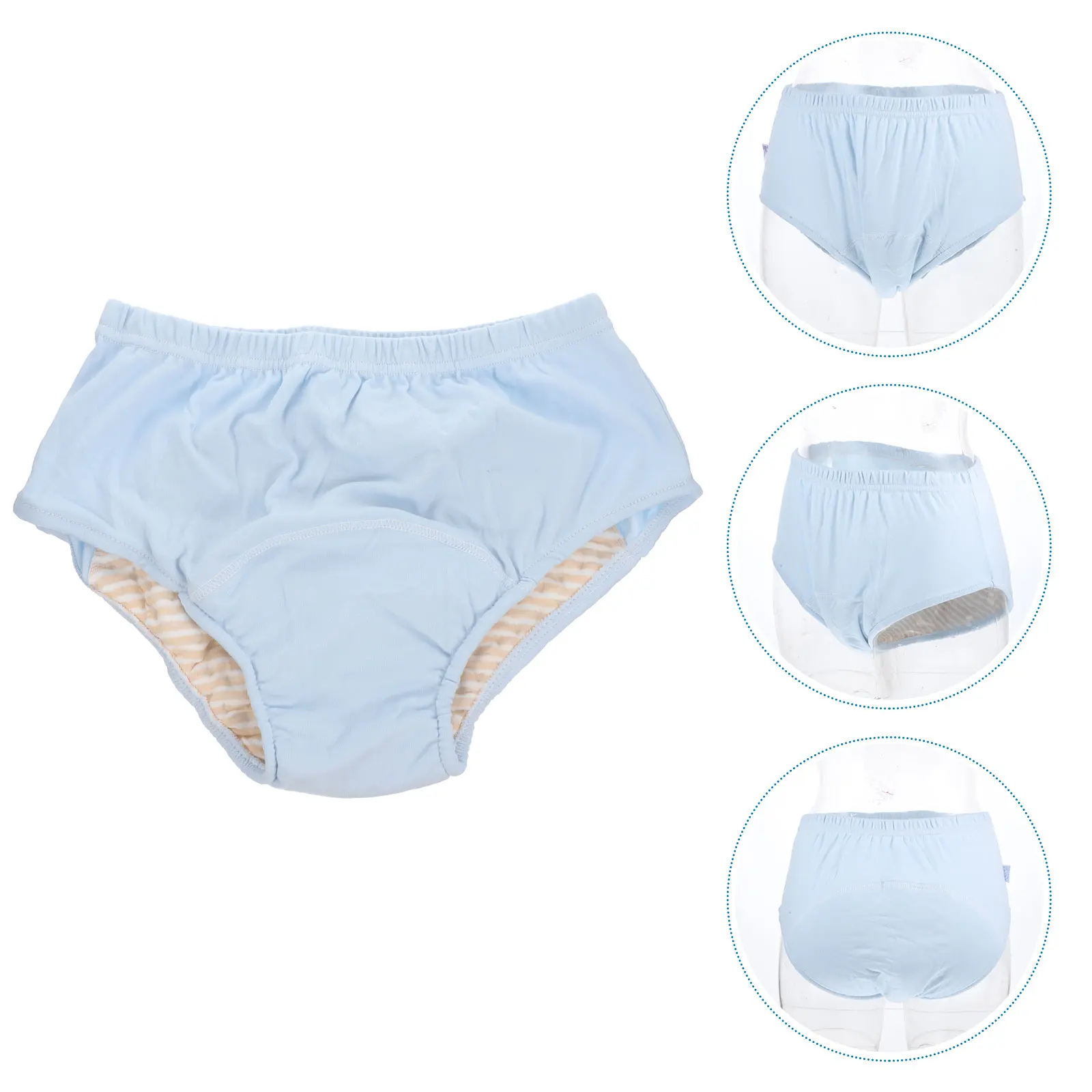 

1 шт. многоразовые подгузники для взрослых на недержание, водонепроницаемое дышащее мочевое нижнее белье, моющееся, мягкое, удобное, уход за пожилыми людьми