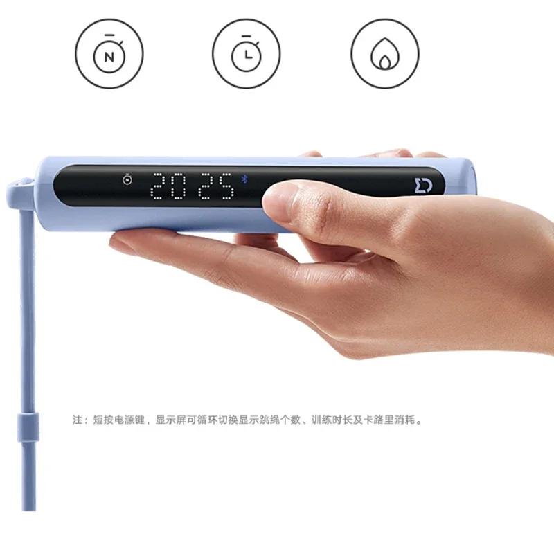 Xiaomi Mijia Smart Jump Rope 2 Bluetooth Fitness Perdita di peso Esercizio Conteggio Palla di gravità Saltare Bruciare i grassi professionale