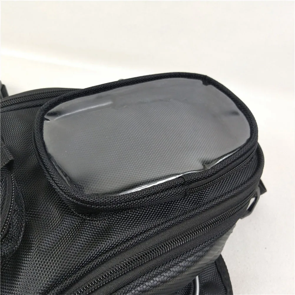 

Waterproof Luggage Bag Motorcycle Fuel Tank Cycling for Motorbike Black Carrier