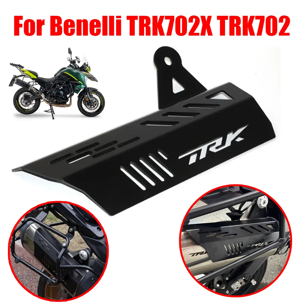 

For Benelli TRK702X TRK702 Trk 702 X Trk 702X Motorcycle Exhaust Pipe Cover Heat Shield Anti-Scalding Cover Protection Plate
