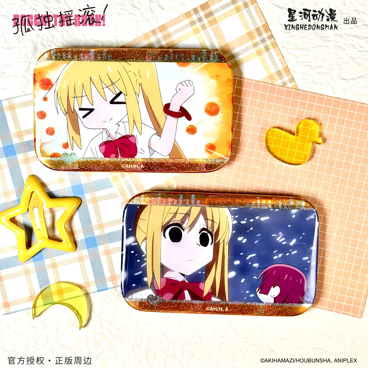 BOCCHI THE ROCK! Gotoh Hitori Ijichi Nijika Yamada Ryo Kita Ikuyo Art of Faces Series Authorization Refrigerator Magne 10pcs/set 5