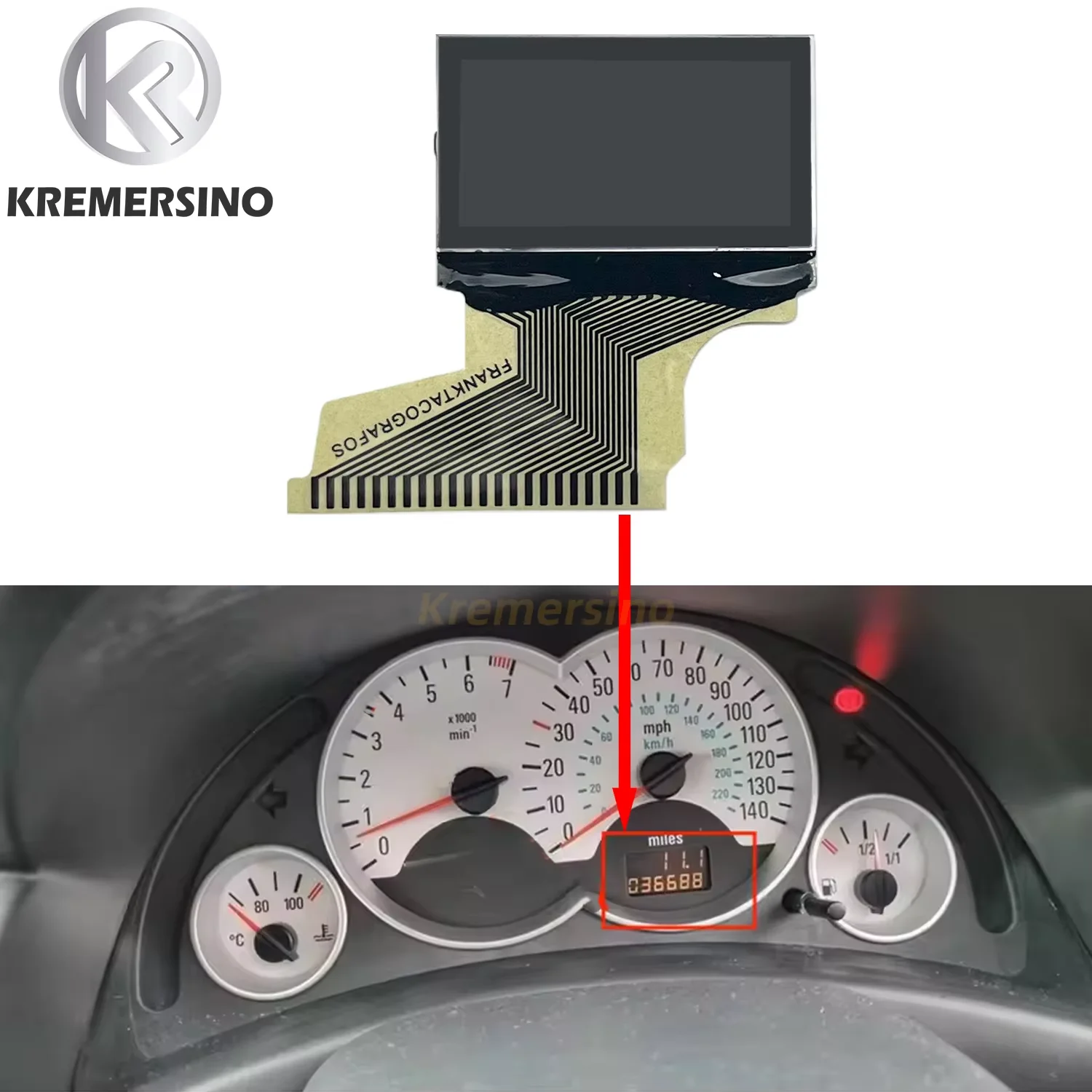 Auto Dashboard LCD Display for Opel Combo Corsa Meriva Tigra For Holden For Chevrolet Dashboard Instrument Cluster Pixel
