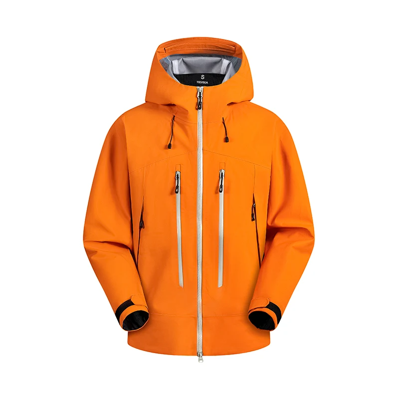 

Men Hooded Jacket Suitable Urban Outdoor Excursions Coats Brasion-resistant Wind-resistant Anti-static Thermal Insulating Fabric
