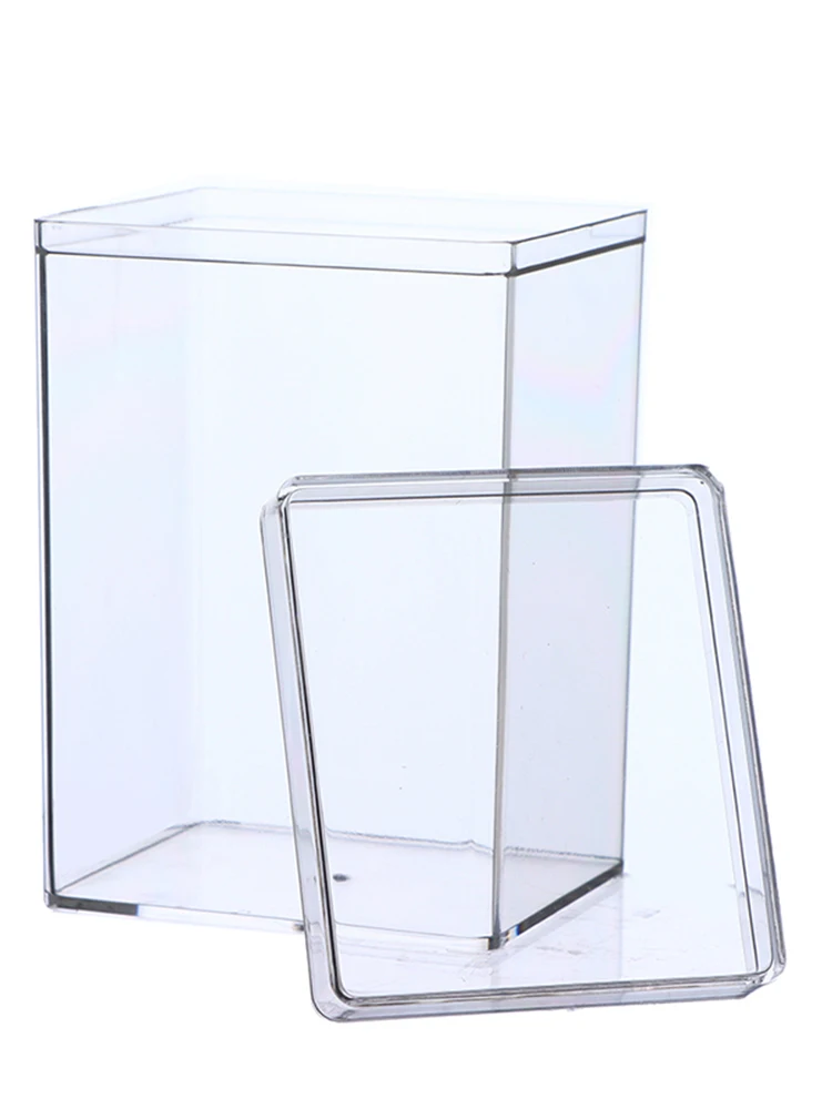 Wedding Candy Box Clear Rectangular Storage Cookie Biscuit Packaging Supplies Gift Doll Dustproof Display