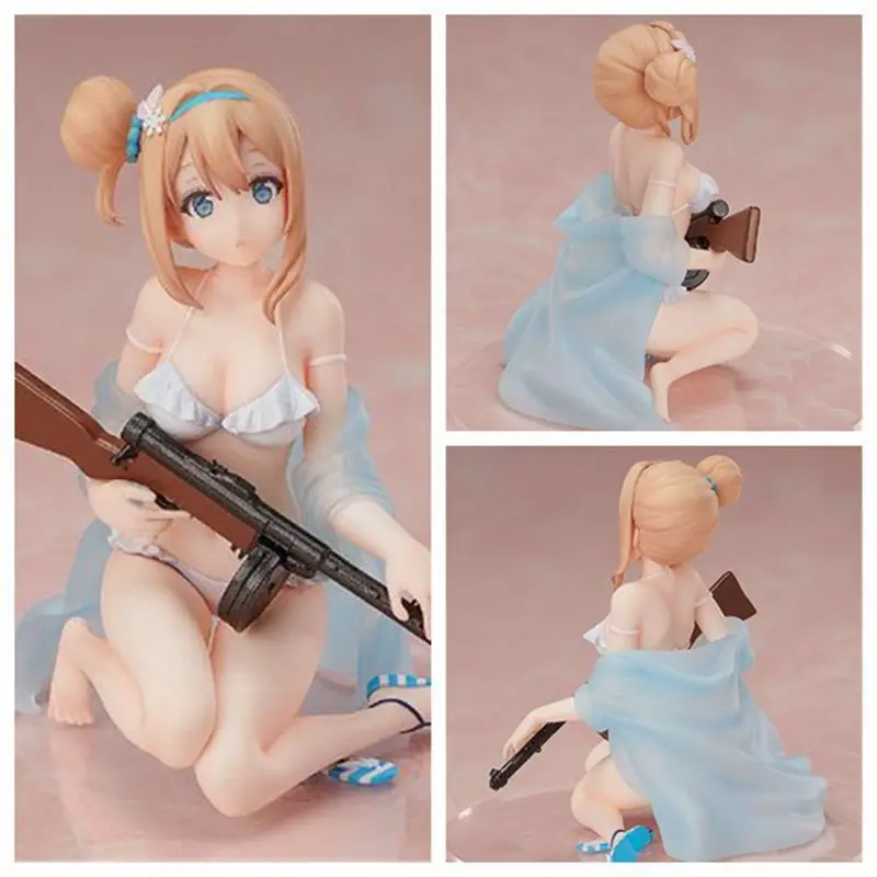 Аниме-фигурка Girls Frontline Suomi Kp31, фигурка купальника, фигурка девушки, статуя, модель, коллекция кукол, украшение для комнаты, настольная игрушка в подарок