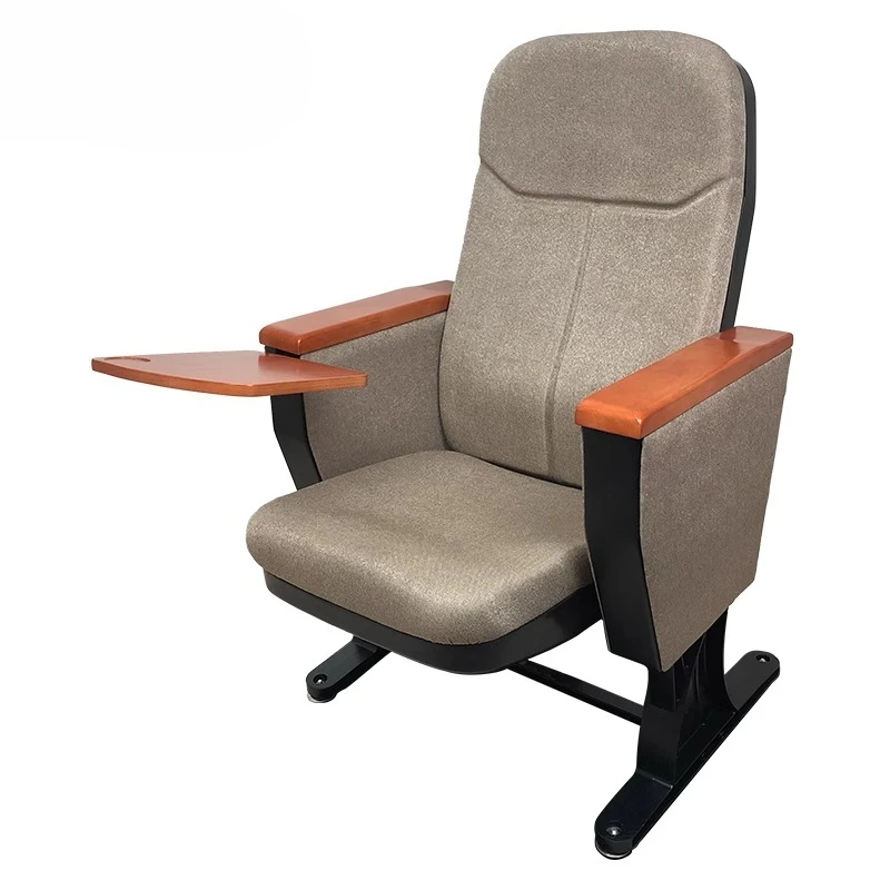 

Прочный пластиковый стул для конференций с лестницей и складным небольшим столом, неперфорационными подвижными ножками из алюминиевого сплава