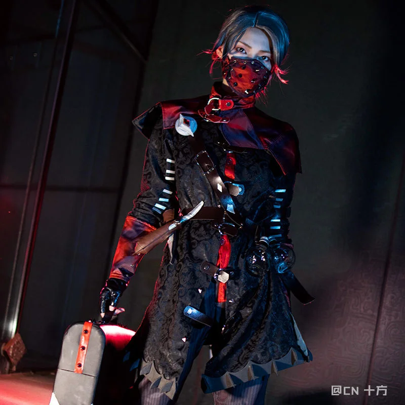 Traje de juego Identity V para hombres, disfraz de Cosplay de embalador, encantador, exorcista, ropa de demonio, Embalmer de piel, conjunto de ropa de Cosplay