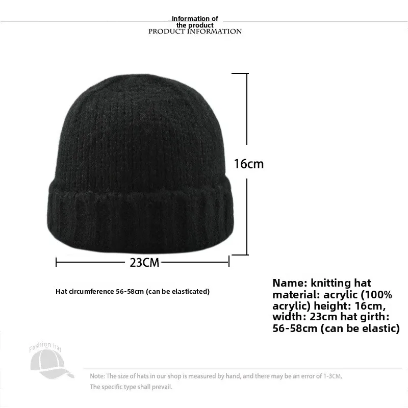 1 قطعة بيني الشتاء الدفء للرجال النساء Brimless دوكر قبعة الشتاء قبعة بحار في الهواء الطلق يندبروف توالت الكفة ميناء القبعات #4