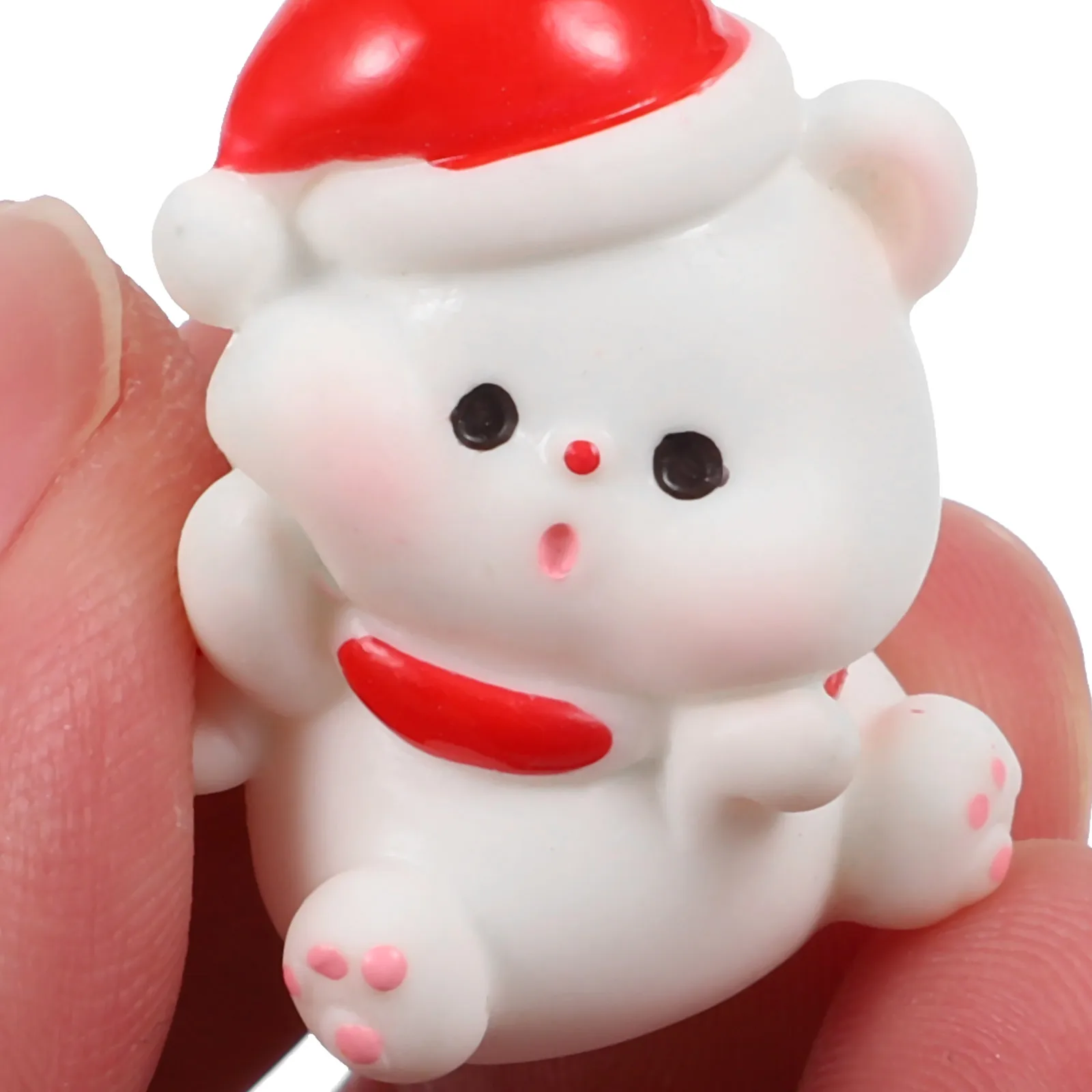 

10pcs Crystal Ball Ornament Mini Christmas Decorations Realistic Snowman Door For House Xmas Diy Scene Home Miniatures