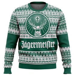 2024 nuevo Navidad feliz entusiastas de la cerveza salvaje suéteres feos de Navidad Venta caliente jersey de Año Nuevo para hombres sudadera impresa 3D