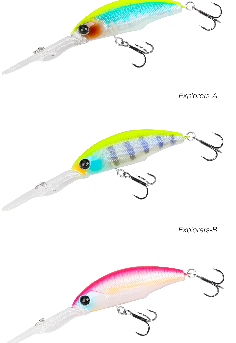 TSURINOYA 57sp Minnow Wobbler Hecht Angelköder Künstlicher Köder Harter Swimbait 57 mm 8,2 g Wobbler Professionelle Angelköder – Detail 20