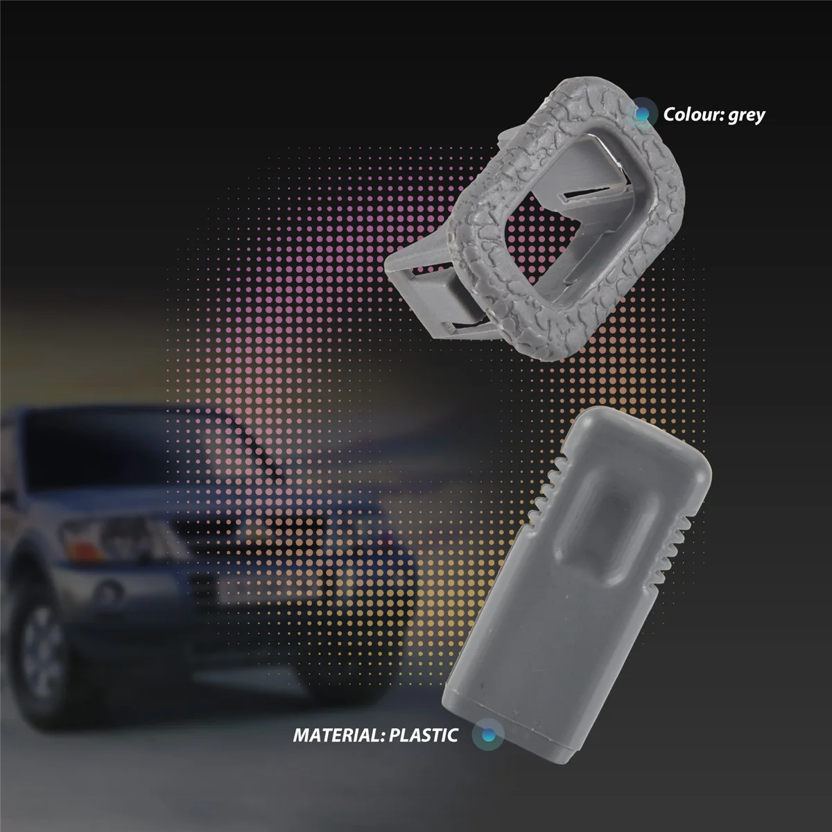 4 Set Set tappo perno serratura porta + supporto per Mitsubishi Pajero Montero V31 V32 V33 V43 SHOGUN MK2 MB 774548   MB 775216