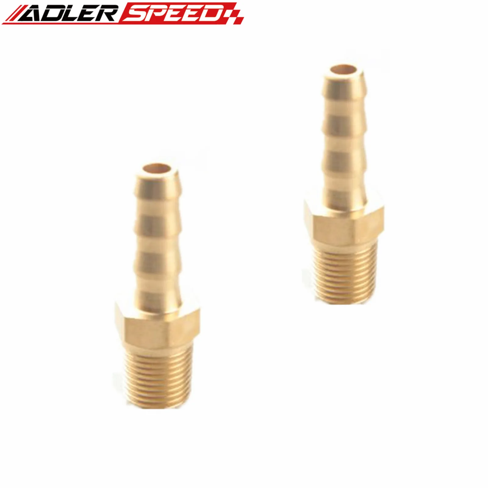 ADLERSPEED 2PCS 8mm Hose Barb x 1/8